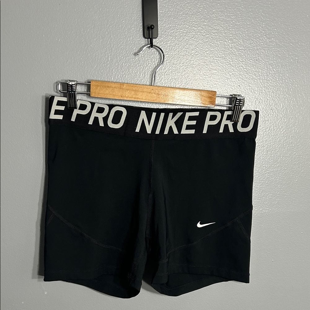 Nike Women's Black Pro Athletic Shorts